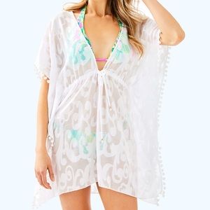 Lilly Pulitzer gardenia cover up resort white